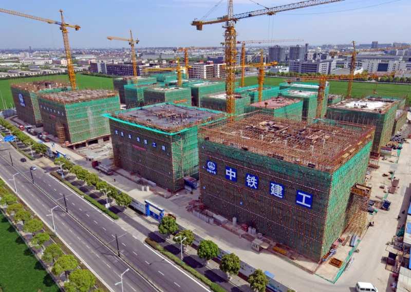 百亿级项目启迪漕河泾（中山）科技园三期，将于本月底完成多层结构封顶(图5)
